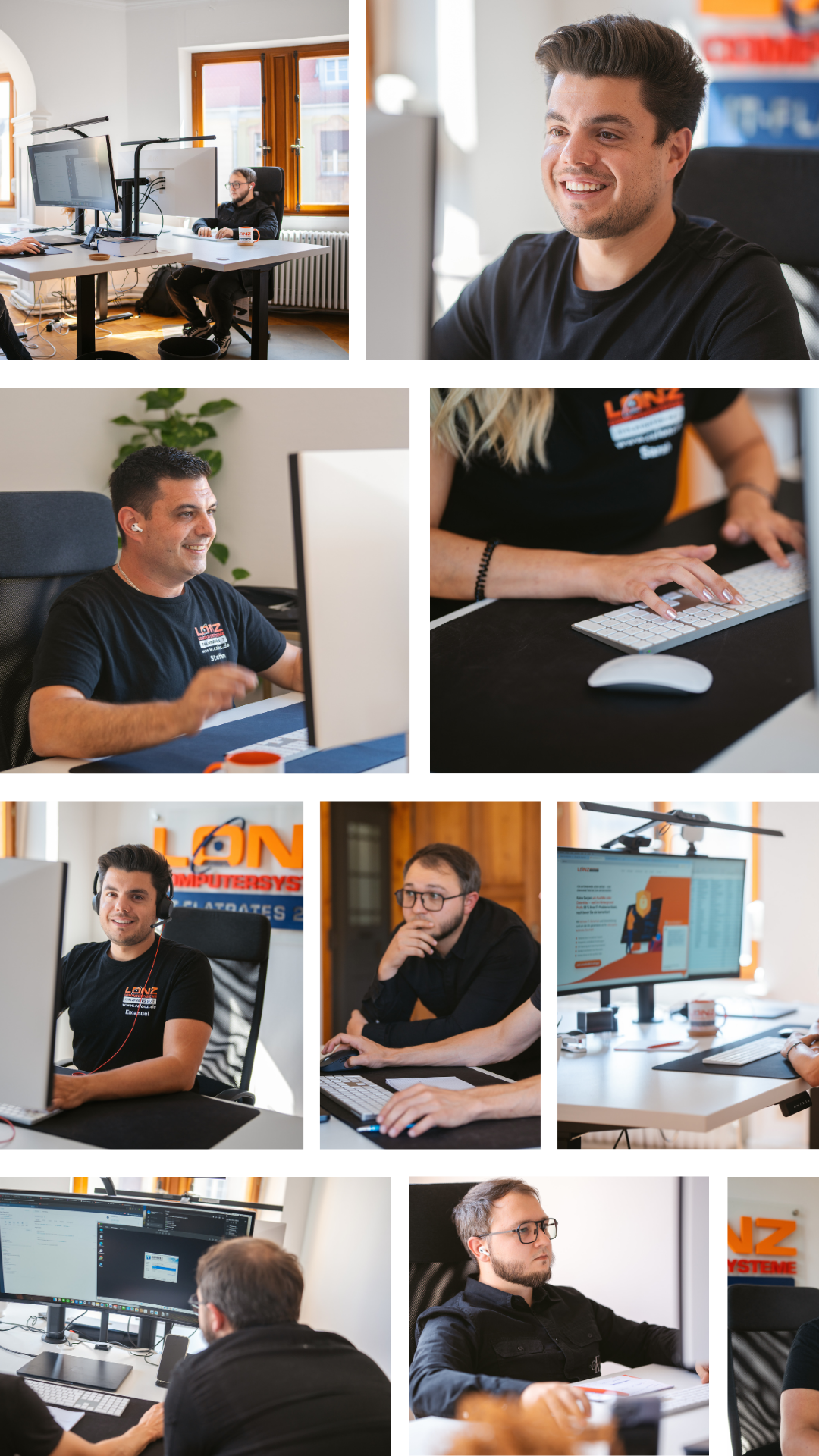 Bilderserie Mitarbeiter