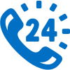 24/7-Support-Hotline bei Notfällen